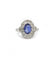 Bague 51 / Blanc/Gris / Platine 950 Bague Marguerite Platine Saphir & Diamants 58 Facettes 220146R