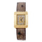 Montre Montre Poiray, Ma Première, en or jaune, bracelet cuir interchangeable. 58 Facettes 32581