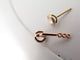 Boucles d'oreilles boucles oreilles POIRAY lolita puces or jaune zircon 58 Facettes 254849