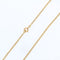Collier Chaine maille gourmette limée or jaune 58 Facettes 15-244