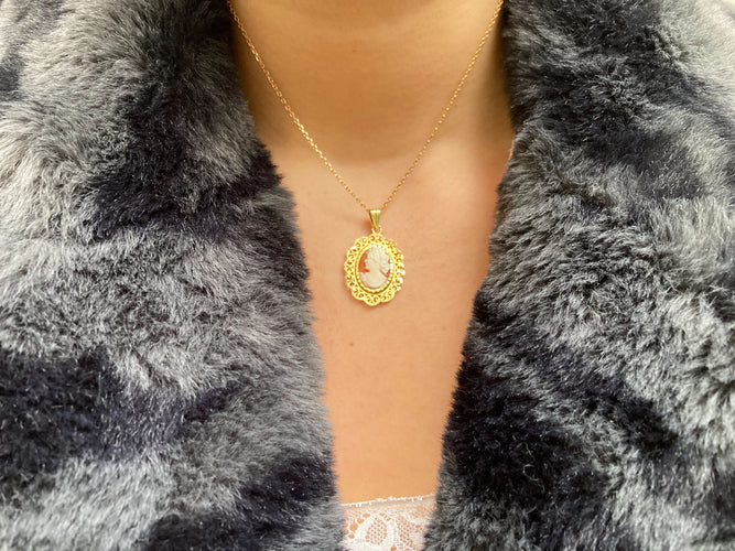 Pendentif Pendentif Or jaune Camée 58 Facettes BO/230017 RIV