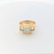 Bague 57 Bague Tank Or jaune Diamants 58 Facettes 27947