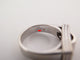 Bague 51 bague POIRAY pavee de 8 diamants t51 en or blanc 18k godrons 58 Facettes 252128
