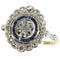 Bague 51 Bague diamant et saphir 58 Facettes 16033-0011