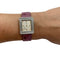 Montre Montre "Ma Première" Poiray, acier et diamants sur cuir. 58 Facettes 30623