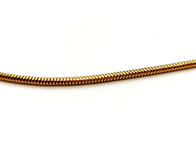 Collier Collier Maille serpentine Or jaune 58 Facettes 1145876CD