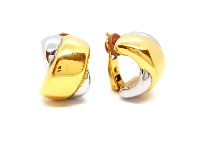 Boucles d'oreilles Boucles d'oreilles Clips Or jaune 58 Facettes 06383CD