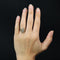 Bague 44 Bague ancienne diamants émail noir 58 Facettes 23-206