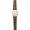 Montre Montre Jaeger Lecoultre en or jaune, diamants, bracelet cuir. 58 Facettes 29595