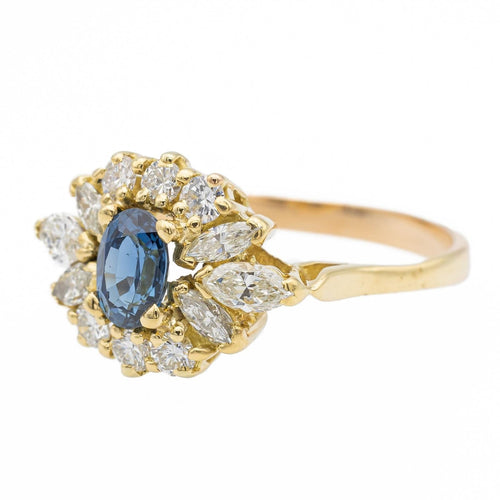 Bague 57 Bague Or jaune Saphir 58 Facettes 1680646CN