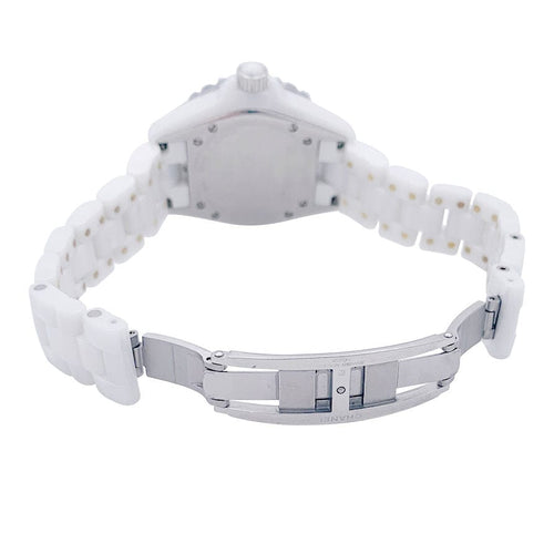 Montre Montre Chanel, "J12", céramique blanche. 58 Facettes 32870