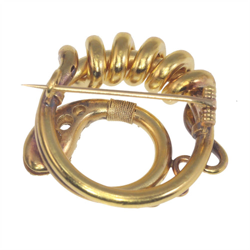 Broche Broche serpent, diamants, rubis 58 Facettes 23009-0010
