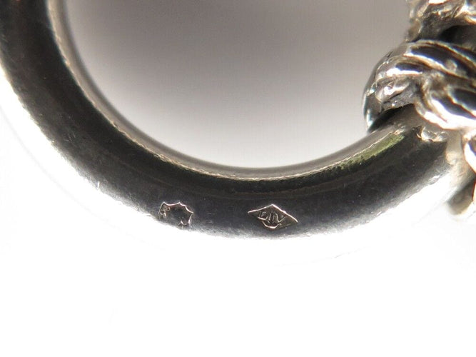 Bracelet vintage bracelet HERMES douarnenez noeud marin argent massif 58 Facettes 254650