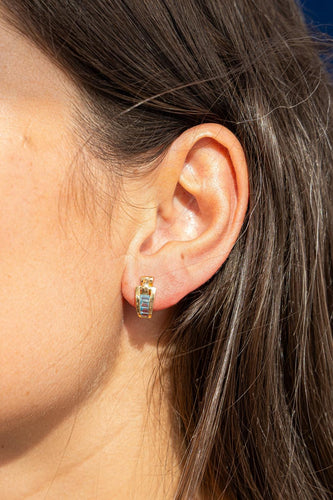Boucles d'oreilles Guy Laroche Boucles d'oreilles Or jaune Topaze 58 Facettes 2662657CN