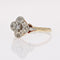 Bague 55 Bague ancienne trèfle diamants taillés en rose 58 Facettes 13-045