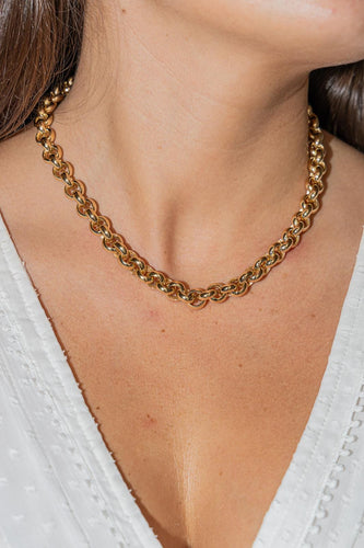 Collier Collier maille jaseron Or jaune 58 Facettes 2746782CN