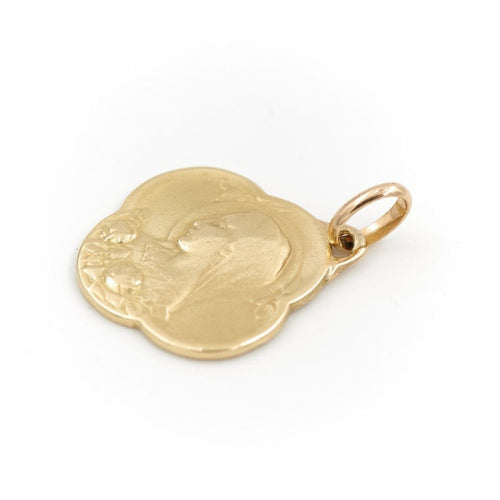 Collier Pendentif Medaille religieuse Or jaune 58 Facettes 1913093CN