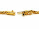Collier Caplain Saint André Collier Maille palmier Or jaune Saphir 58 Facettes 1595121CN