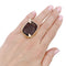 Bague 52 Bague Pomellato, "Ritratto", or rose, quartz fumé et diamants. 58 Facettes 33170