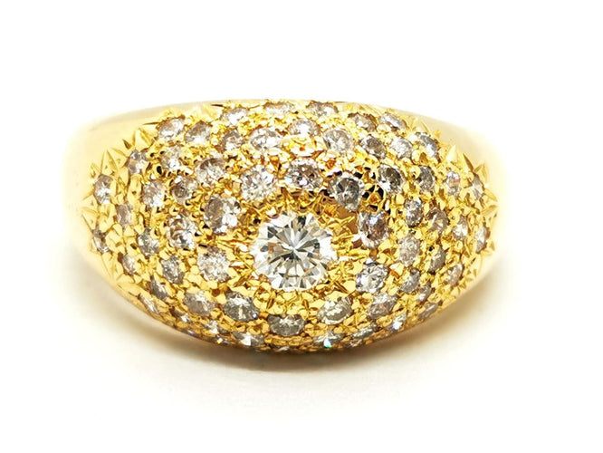 Bague 53 Bague Jonc Or jaune Diamant 58 Facettes 1916799CN