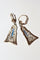 Boucles d'oreilles Pendants d'oreilles platine et Or jaune 58 Facettes 518