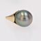 Pendentif Pendentif perle de Tahiti or jaune 58 Facettes 16-320A