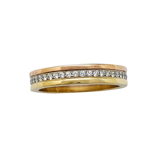 Bague 46 Bague Cartier "Vendôme Louis Cartier" 3 ors et diamants. 58 Facettes 30836
