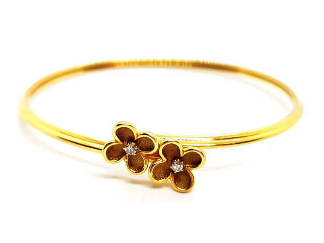 Bracelet Bracelet Jonc Or jaune Diamant 58 Facettes 1588904CN