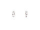 Boucles d'oreilles boucles d'oreilles DJULA creoles en or blanc 18k et diamants 58 Facettes 254315
