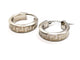 Boucles d'oreilles Boucles d'oreilles Créoles Or blanc 58 Facettes 1048319CD