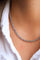Collier Collier Maille Jaseron Or blanc 58 Facettes 1931131CN