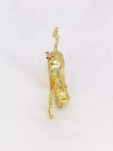 Broche Broche cheval diamants 58 Facettes J81