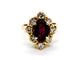 Bague 47 Bague Or jaune Grenat 58 Facettes 1089438CN