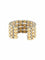 Bague Or Jaune / 57 BAGUE "FACETTE" DEUX ORS 58 Facettes BO/220031