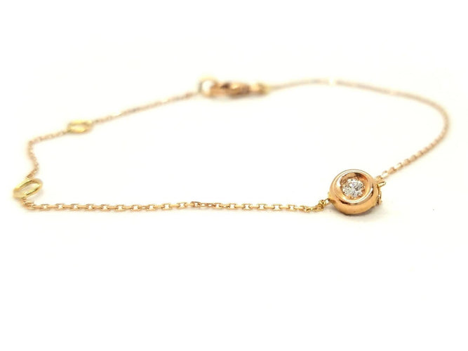 Bracelet Bracelet Or rose Diamant 58 Facettes 578987RV