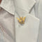 Broche Broche oiseau en or jaune, rubis, perle. 58 Facettes 32229