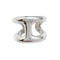 Bague 52 Bague Hermès, "Osmose", argent. 58 Facettes 30733