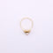 Bague Bague Or jaune Perle blanche 58 Facettes
