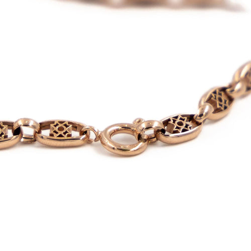 Bracelet Bracelet Maille filigrane Or rose 58 Facettes 1917647CN