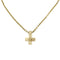 Pendentif Pendentif et chaîne Pomellato "Croix" en or jaune. 58 Facettes 31732