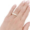 Bague 51 Alliance tour complet diamants princesse. 58 Facettes 32787