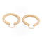 Boucles d'oreilles Boucles d'oreilles Créoles Or jaune 58 Facettes 1883901CN
