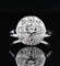 Bague 54 Fine bague ancienne diamants ronde 58 Facettes 21-281
