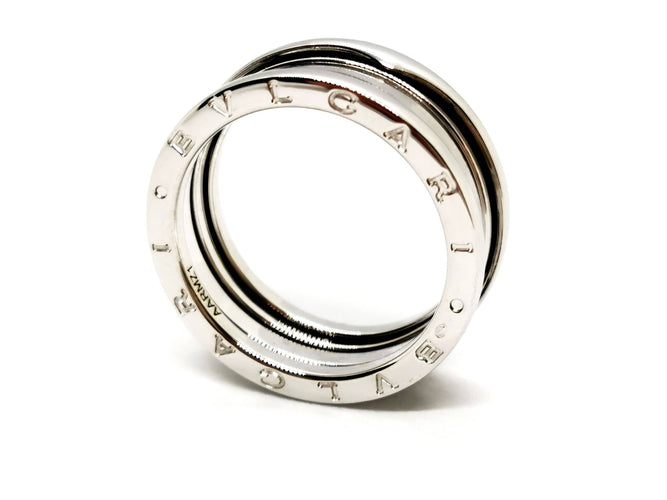 Bague 65 Bulgari Bague B Zéro 1 Or blanc 58 Facettes 1292327CN