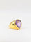 Bague Bague or jaune et améthyste poire 58 Facettes 408