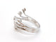Bague 56 Bague Or blanc Diamant 58 Facettes 06357CD