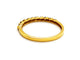 Bague 56 Bague demi alliance Or jaune Diamant 58 Facettes 1178332CD