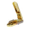 Clip Clip Vogue Vintage : Saphirs sertis en or tricolore 58 Facettes 24046-0110
