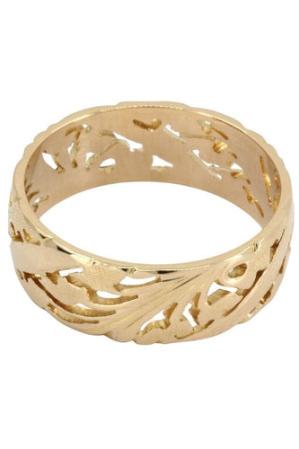 Bague BAGUE FLORALE AJOURÉE 58 Facettes 043621