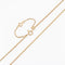 Collier Fine chaine maille gourmette limée or jaune 58 Facettes 19-229